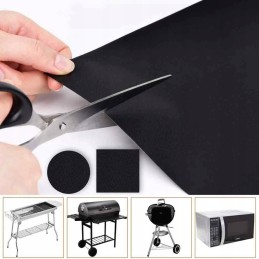 8x tefloninis kilimėlis, grotelės ir kepimo skarda