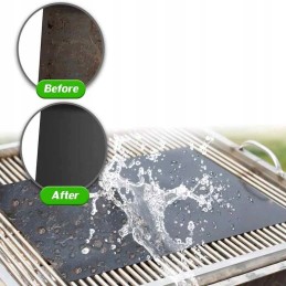 8x tefloninis kilimėlis, grotelės ir kepimo skarda