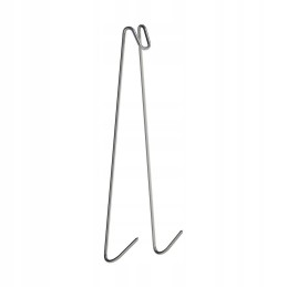 Žuvies rūkymo kabliukai 3,5x3,5x12,3 cm 5 vnt. nerūdijančio plieno ruda