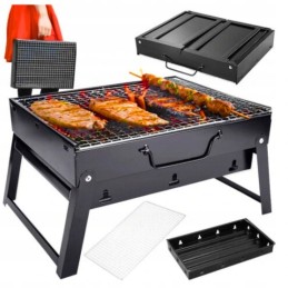 Grill Sulankstomas turistinis nešiojamas sodo lagaminų kempingas