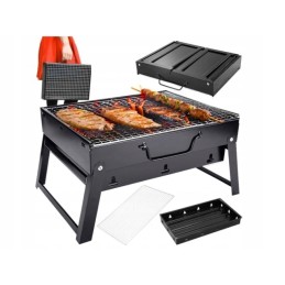 Grill Sulankstomas turistinis nešiojamas sodo lagaminų kempingas