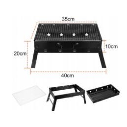 Grill Sulankstomas turistinis nešiojamas sodo lagaminų kempingas