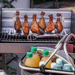 Stovas BBQ vištienos sparnelių kepimui