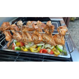 Stovas BBQ vištienos sparnelių kepimui