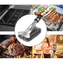 Vielinių grotelių valymo šepetys + nemokamas grandiklis, atidarytuvas, premium