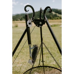 Vielinių grotelių valymo šepetys + nemokamas grandiklis, atidarytuvas, premium