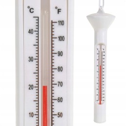 Baseino termometras plūduriuojantis baseino vandenyje