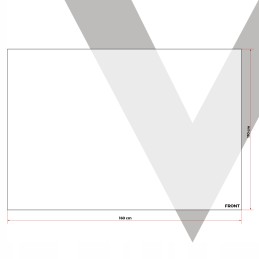 Gaubto užvalkalas iš agrotekstilės su nanosidabro priedais. gramas 65 g/m2.