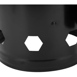 Kaminas šašlykinei uždegti, anglių laužas, didelis briketinis ugnies starteris