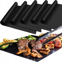 Geri tefloniniai kilimėliai dujiniam griliui kepimo padėklui 33x40 5vnt