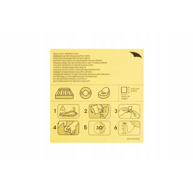 Lata remonto komplektas 6 5 cm x 6 5 cm 10 vnt