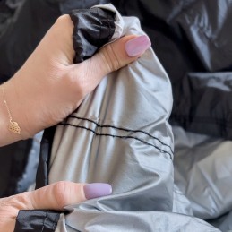 Dangtis, brezentas, grilio dangtis, dviratis, motociklas, sodo baldai, XL, juoda