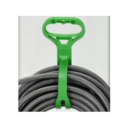 Hanger band for storing garden hose