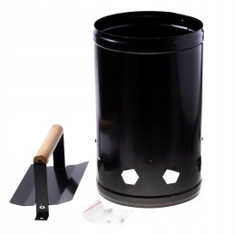 Kaminas anglies briketams griliui uždegti