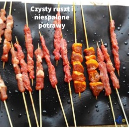 5x grilio kilimėlis 40cm x 30cm orkaitei