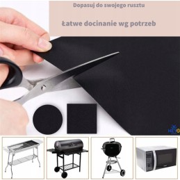 5x grilio kilimėlis 40cm x 30cm orkaitei