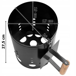 Kaminas Korten griliui apšviesti