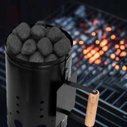 Kaminas Korten griliui apšviesti