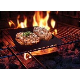 Rinkinyje 5 vnt. tefloninis grilio kilimėlis 40 x 33 cm