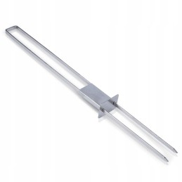 Plieniniai dvigubi kebabo iešmai, 36 cm, 4 vnt