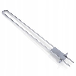 Plieniniai dvigubi kebabo iešmai, 36 cm, 4 vnt