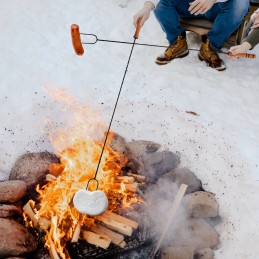 Šakučių pagaliukai 100 cm laužo griliui, 10 vnt