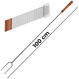 Šakutės šakutės 100 cm kepsninei, 10 vnt