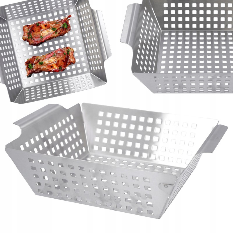 Grilio grotelės – grotelės žuviai ir mėsai kepti ant grotelių