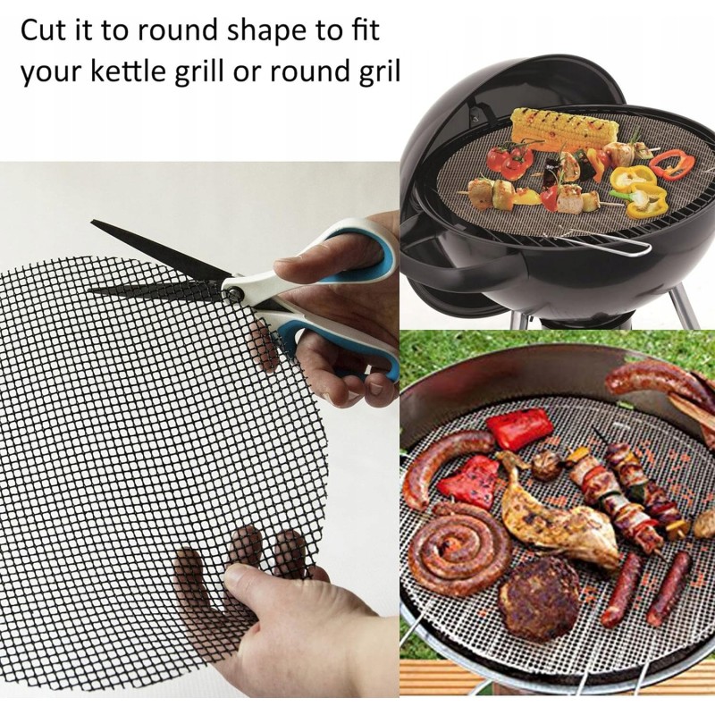 Grilio kilimėlių rinkinys kepimui 40x33cm, 5 vnt