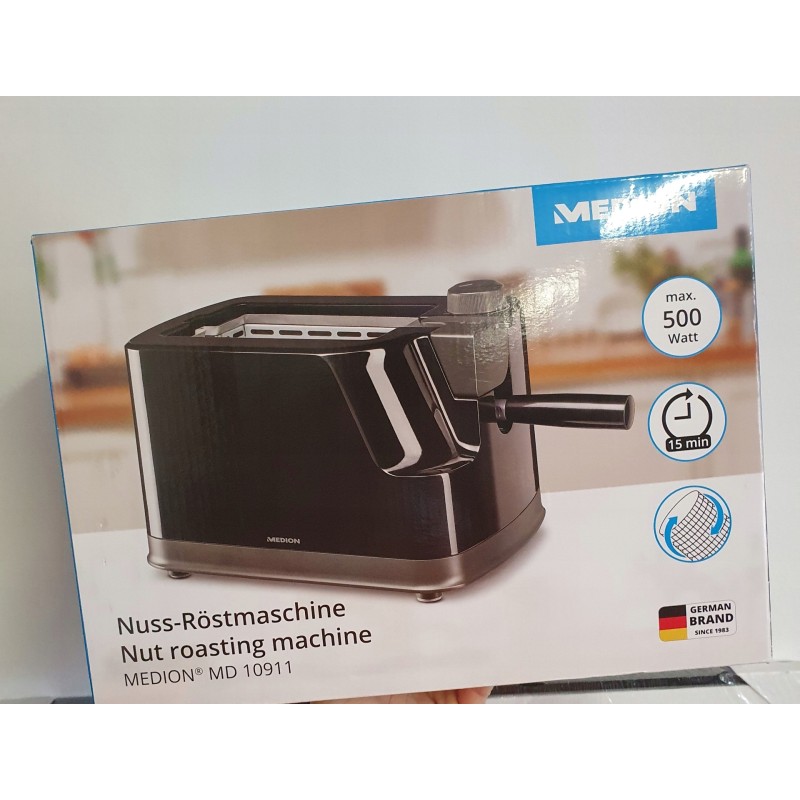 Medion elektrinis grilis riešutams kepti, 500 vatų