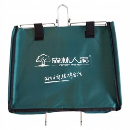 Krepšelis daržovėms, žuviai ir mėsai kepti ant grotelių