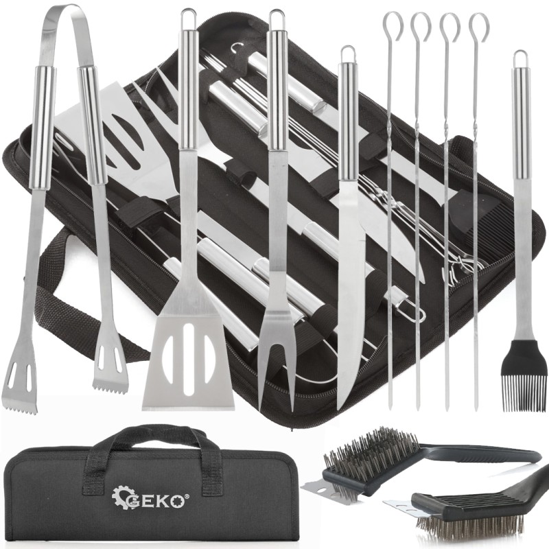 Aksesuarų rinkinys, kepsninės reikmenys, dėklas, 11 vnt