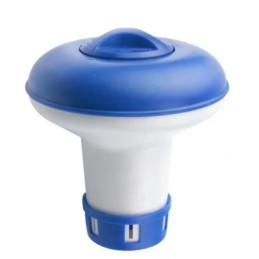 Chloro dozatorius, chemijos tabletės, baseino plūdė