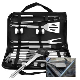 Vokiškas kepsninės reikmenų rinkinys, indai, 33 vnt