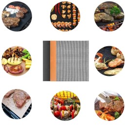 Tefloninių grilio kilimėlių rinkinys, 5 vnt., kepsninės kilimėliai, bbq tinklelis