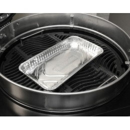 Napoleoni suured hõbedased alumiiniumist grilli tilgaalused 14x8 tolli 5tk