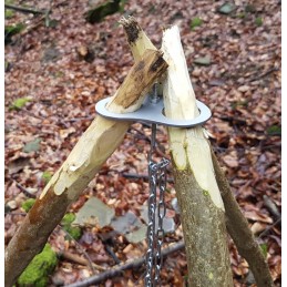 Trikojis židinio katilui + A4 bushcraft grotelės