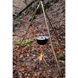 Trikojis židinio katilui + A4 bushcraft grotelės