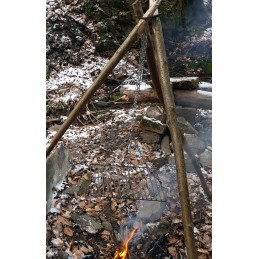 Trikojis židinio katilui + A4 bushcraft grotelės