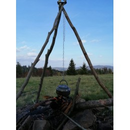 Trikojis židinio katilui + A4 bushcraft grotelės