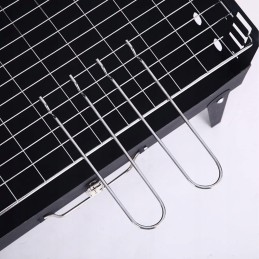 ⭐ anglis stovyklavimo grilis nešiojamas sulankstomas lagaminas sodas kempingas + stalo įrankiai ⭐