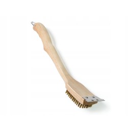 Napoleono grilio šepetys su žalvariniais šereliais, grotelių šepetys, 46 cm