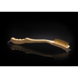 Napoleono grilio šepetys su žalvariniais šereliais, grotelių šepetys, 46 cm