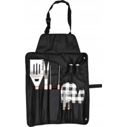 Grilio prijuostė su priedais - 8 vnt