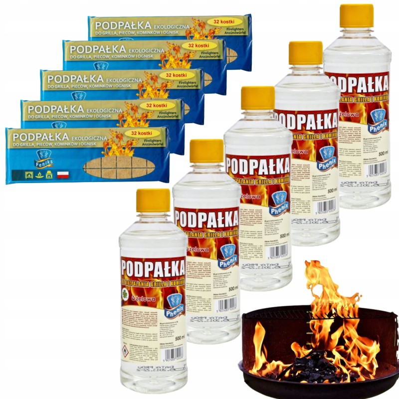 Gelio uždegimo rinkinys + eko (pilka) 32 kubeliai