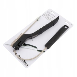 „Broil king“ grilio degiklio priežiūros rinkinys, šepetys, plieninis iešmas