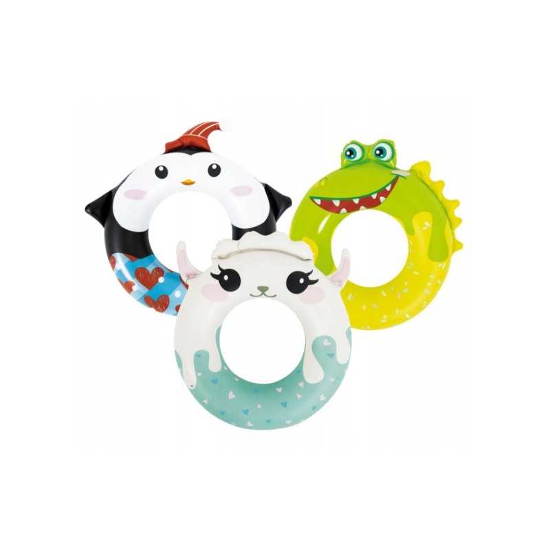 Plaukimo žiedas 61x56 cm gyvūnai Viktorija