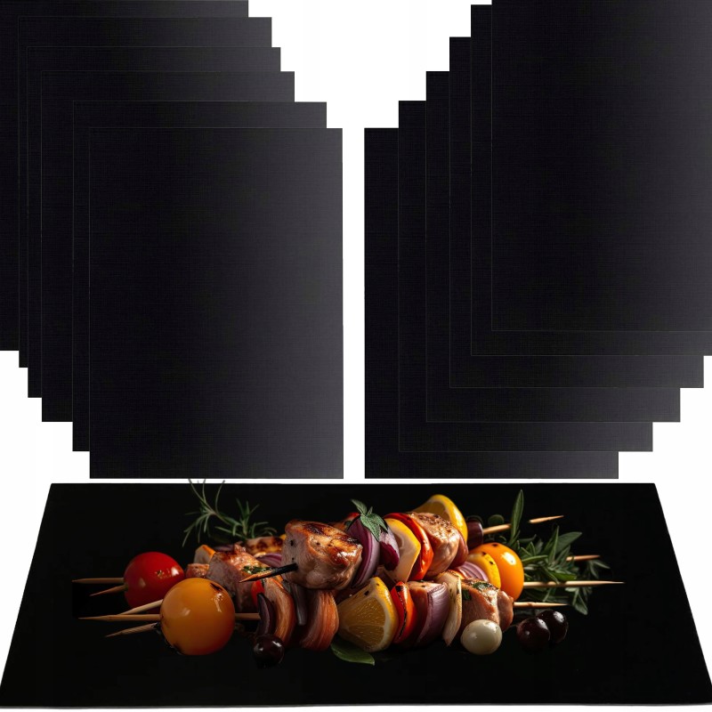 ⭐ 12 vienetų x daugkartinio naudojimo tefloninis kilimėlis ⭐