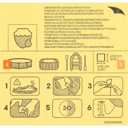 Vandeniui atsparus 10 dalių remontuojamas baseino gaubtas