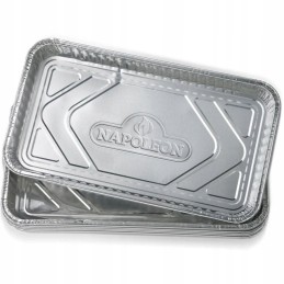 Large Napoleon Aluminum Grease Drip Trays (14' x 8'') - 5 Pack, 62008
